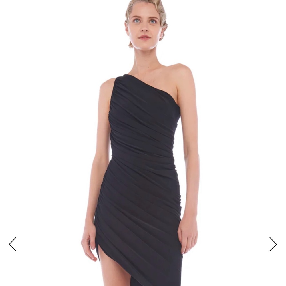 NWT The Diana Mini Dress NORMA KAMALI Diana Mini Cocktail Dress Black Sz Small